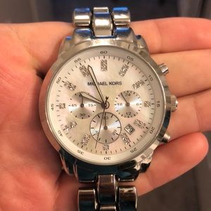 Silver Michael Kors watch